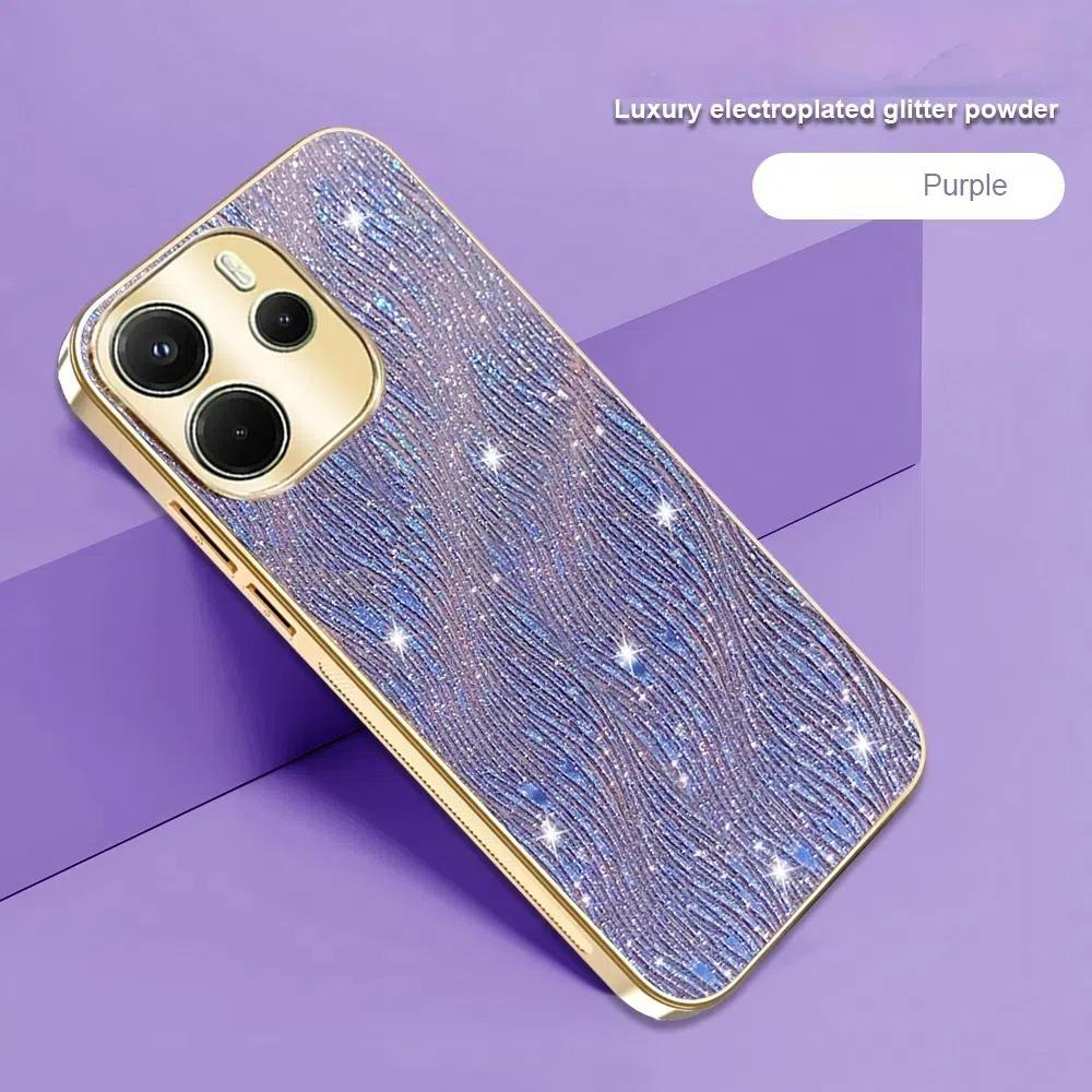 Luxuriöse galvanisierte TPU-Handyhülle für Xiaomi Redmi Note 14 Pro 4G 5G Note14 4G 5G Poco X7 Hülle Stoßfest Coque Funda Shell