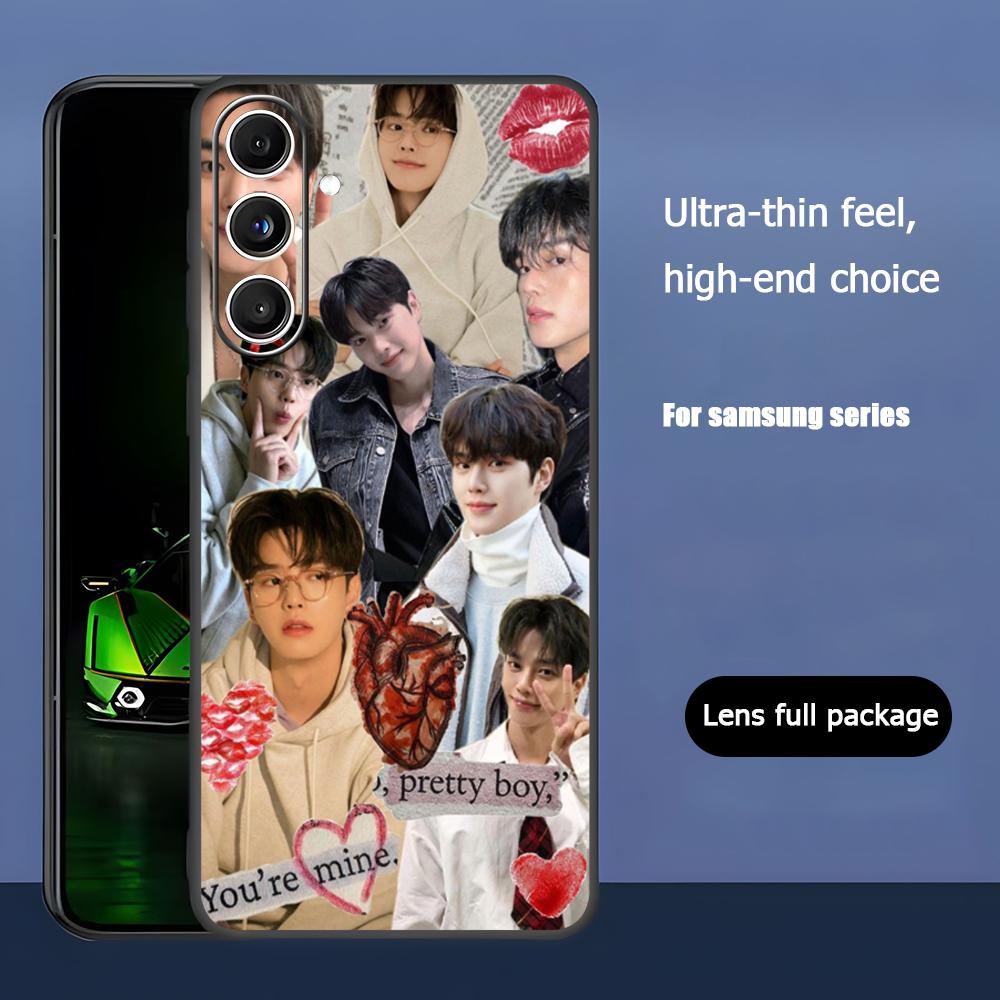 Star S-Song K-Kang Phone Case For Samsung Galaxy S25 S24 S23 S22 S21 S20 Plus Ultra Note20 Soft Black