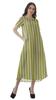 Moomaya Printed Sun Dresses Women Short Sleeve Cotton Flex Party Dress