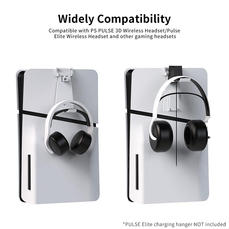 

2 в 1 контроллер держатель для наушников для PS5 Slim настенная подставка для геймпада с наушниками универсальные игровые гарнитуры аксессуары игровая палка