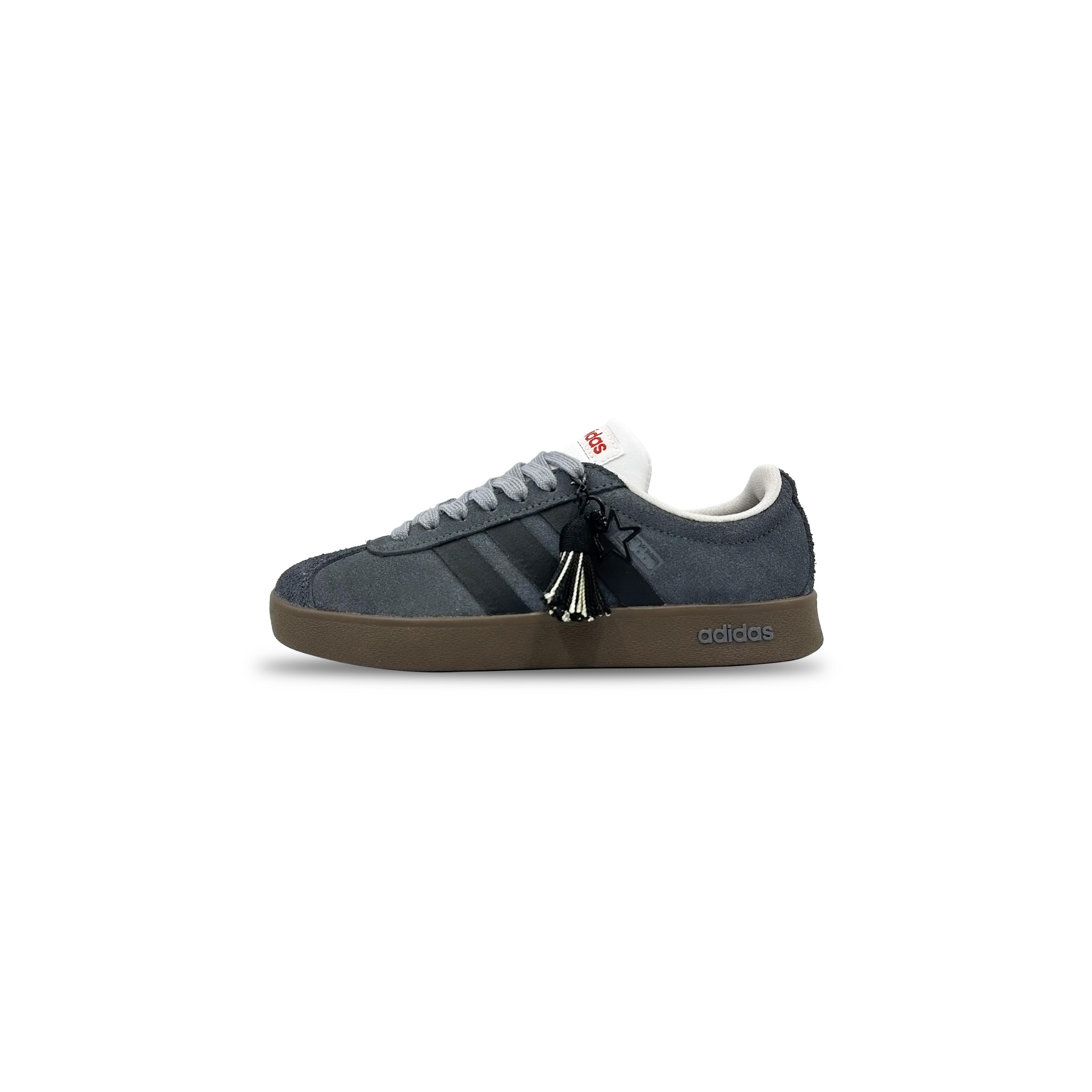 

Adidas Neo VL Court 2.0 YIMING Manufacturing, Old Lane Gray Tone Balance Slip Resistant Low top Skateboard Shoes Unisex HQ1802(Team653-) 37⅓