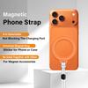 Strong Magnetic Phone Holder with Lanyard for Magsafe Magnetic Finger Ring Stand for IPhone17 16 Xiaomi 5