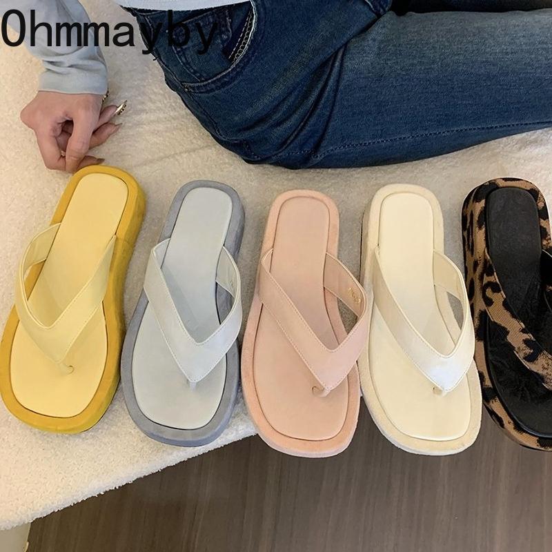 

Women s Summer Beach Flip Flops Slip-On Fashion Clip Toe Casual Dress Slippers Thick Bottom Footwear for Ladies 35 чорний