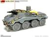Miniart scale German Heavy Armored Reconnaissance Vehicle Plastic Model Kit MA53001 1/35 Sd.Kfz.234/3 (Stummel)