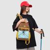 Schoolbag Lightweight Series Contrast Color Backpack Women's Outdoor Sports Drawstring Mini Backpack Leisure Hiking Mountaineering School Bag