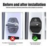 2/4Pcs Car Door Lock Anti-collision Silicone Cover for Mercedes Benz B/C/E Class A Class C200L GLC GLK CLA GLA AMG accessories GKMNO1