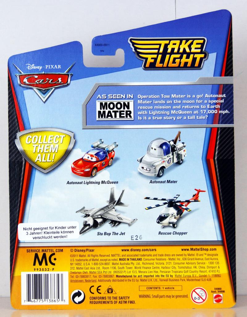 MATTEL MOON MATER AUTONAUT MATER Walmart Mattel Moon Mater Autonaut Mater Space Flight Car Mater Walmart Exclusive Disney-PIXAR "CARS" "TAKE FLIGHT"