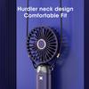 2025 New Portable Hand-Held Fan 5 Speed Office Desktop Multifunctional Folding Small Electric Fan With a Neck Lanyard