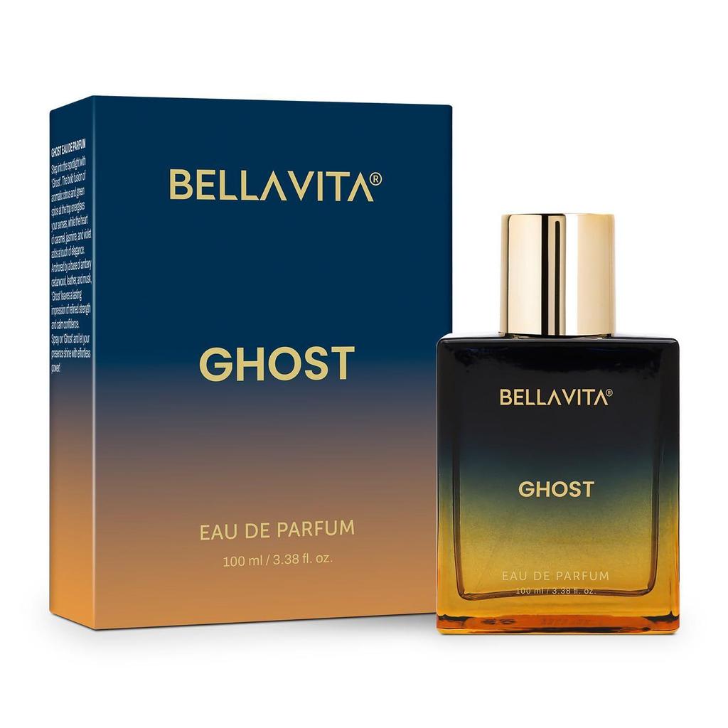 BELLAVITA Newly Launched Ghost Unisex EDP |Premium Long Lasting Fragrance Perfume for Men and Women, 100ml