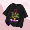Jungen Mädchen Sommer Mode T-Shirt Kinder Kleidung FNAF Atmungsaktivität T-Shirts Kinder Five Nights At Freddy Niedriges Kurzarm Top