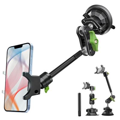 Hemmotop Car Windshield Suction Cup Phone Super Strong Vacuum Suction 5kg Weight Extension Pole Adheres To and Side Protects Interior Camera Fits