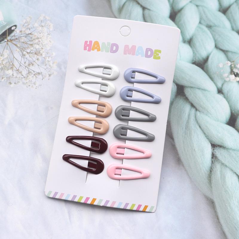 Kids  Colorful Polka Dot Hair Clips for Girls - Side Bangs & Forehead Hair Accessories