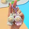 Keychain DIY Jewelry Accessories Three-dimensional Doll Cute Grain Tide Play Car Bag Pendant