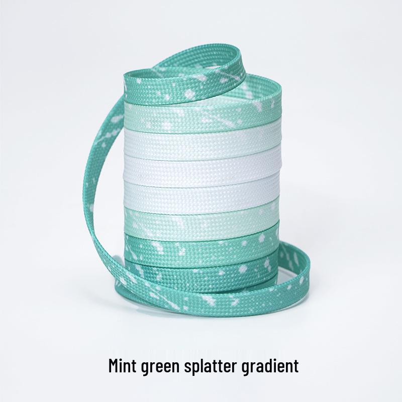 

Шнурки с градиентным цветом и брызгами краски для AJ1, Dunk, AF1 и Air Force 1 - Одна пара 140 cm