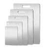 304 Stainless Steel 5 Size Thickened Chopping Board Cutting Board Antibacterial Mildew-proof Kneading Dough Board Kitchen