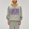 Fear of God Essentials Felpa Sportiva X NBA Lakers Grigio Melange Cemento/Canyon Uomo Top Grigio 192NB256405F