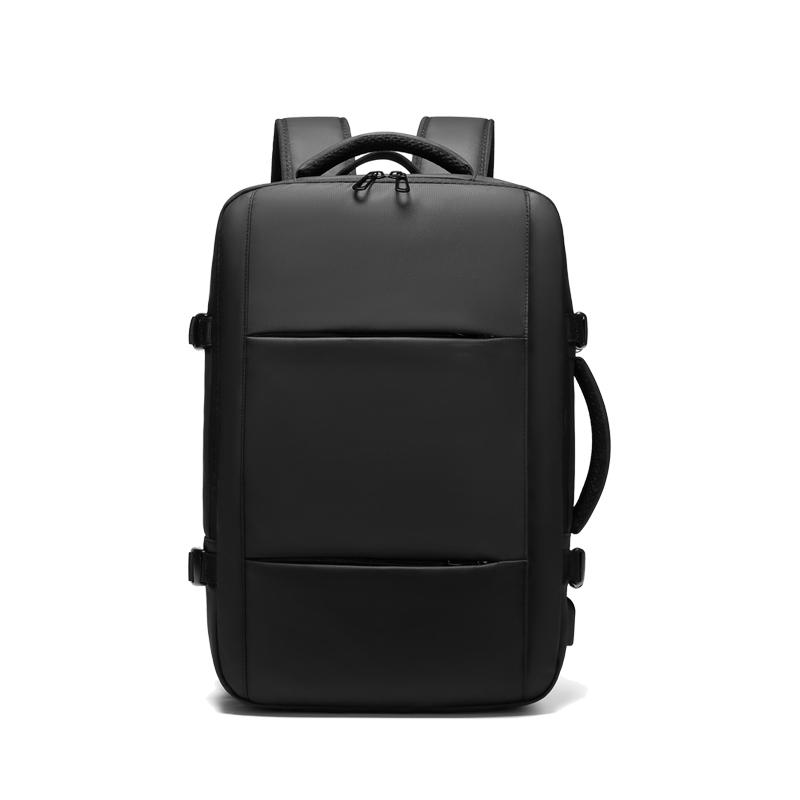Reiserucksack für Männer Erweitern 39L Business 17 Zoll Laptop-Rucksack Rucksack USB-Aufladung Wasserdichter Wander-Outdoor-Rucksack