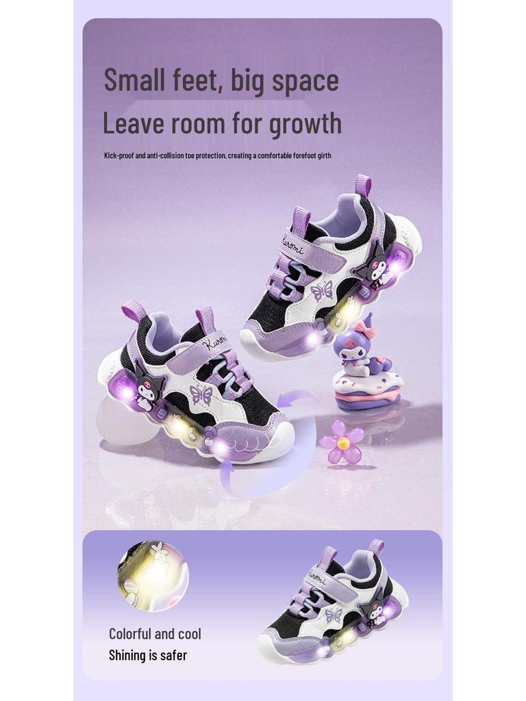 Hello Kitty & Kuromi Mädchen Leuchtsneaker - Herbsttrend 2025