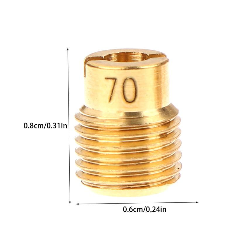 

10Pcs Carburetor Slow Air Jet Fuel Nozzles - FCR Main Jets for GX140 GX160 GX200 GX390 212CC Go Kart Mini Bike