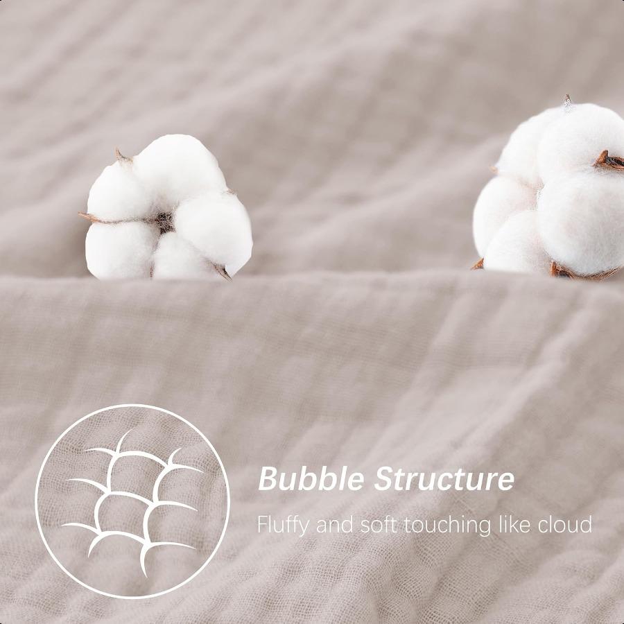 Muslin Hooded Baby Bath Towels 2 Pack 100 Cotton Towel for Babies Infants Toddlers 32x32Inch Highly Absorbent and Newborn Entia