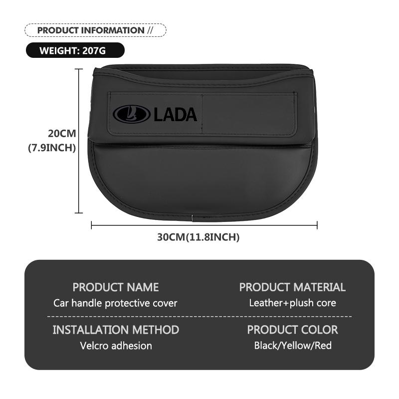 Car Seat Gap Box Leather Stowing Tidy Interior Accessories For Lada Xray Sedan Sport Granta Priora Kalina Vesta Samara