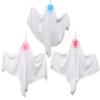 Halloween Ghost Hanging Decorations Halloween Hanging Light Up White Flying Ghosts Tree Window Wall Scary Ornament 65*60cm