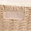 Hand Woven Foldable Storage Box Large Capacity Woven Storage Bin Imitation Rattan Basket  Closet