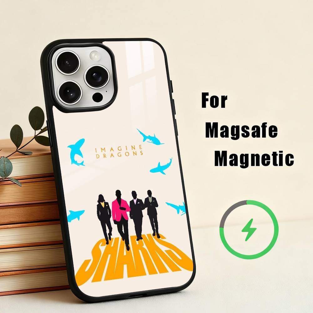 Anthemic BAND Imagine Dragons Phone Case For iPhone17,16,15,14,13,12,11 Plus,Pro Max Magnetic For Magsafe Wireless Charging
