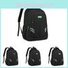 Color Solid Polyester Large Capacity Backpack Outdoor Travel Bag Can Be Stored