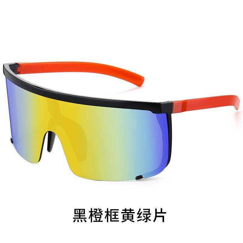 

New Face Mask UV Protection Integrated Large Frame Sunglasses Riding Electric Scooters Sunscreen Windproof Sunshade 2319
