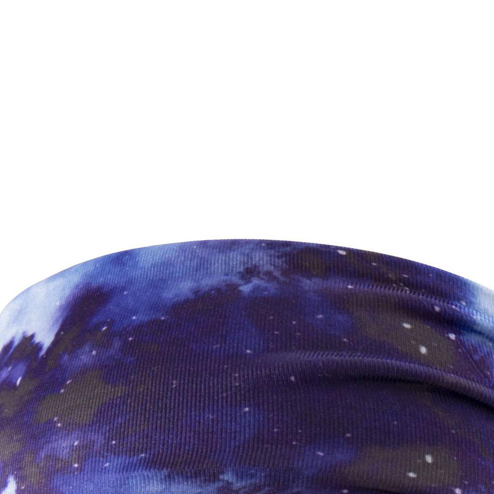 

Повязка на голову для йоги Модная тай-дай Впитывающая пот Широкая повязка на голову для фитнеса, бега, велоспорта Синяя синий