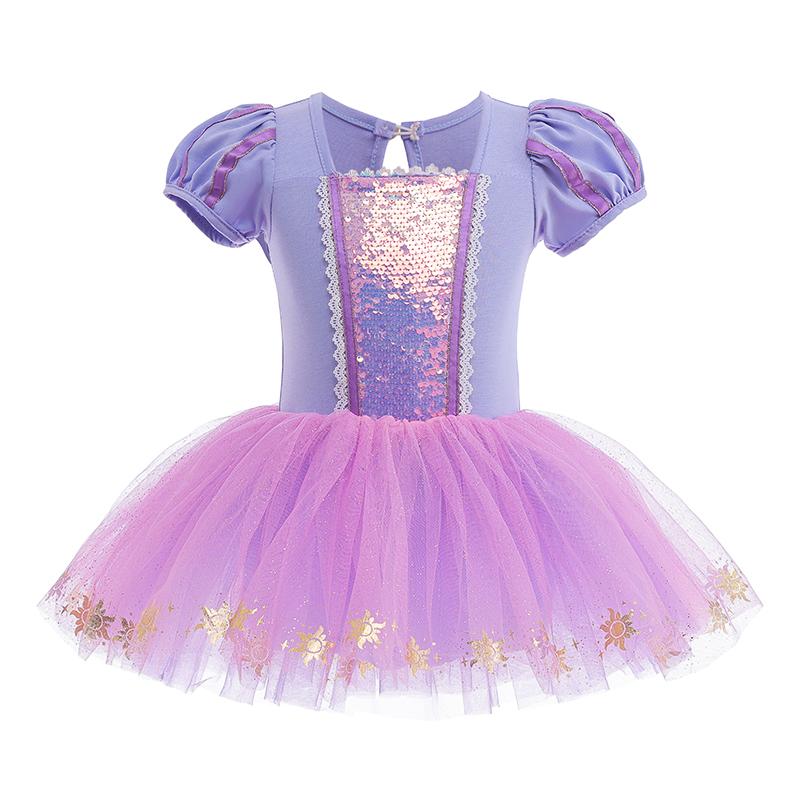 Round Yuan Girl Ballet Practice Dress Party Fancy TUTU Dress Elsa Anna Belle Alice Colorful Clothes Baby Girl Party Costumes