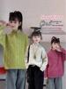 Children's Thickened Half-Zip Sweater - Girls' Knitwear, 2025 New Autumn/Winter, Solid Color Versatile Korean Style