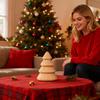 Kreativer Weihnachtsbaum-Rohling Haus DIY Malerei Kinderspielzeug Haus Schreibtischdekorationen Weihnachten Kleiner Schmuck