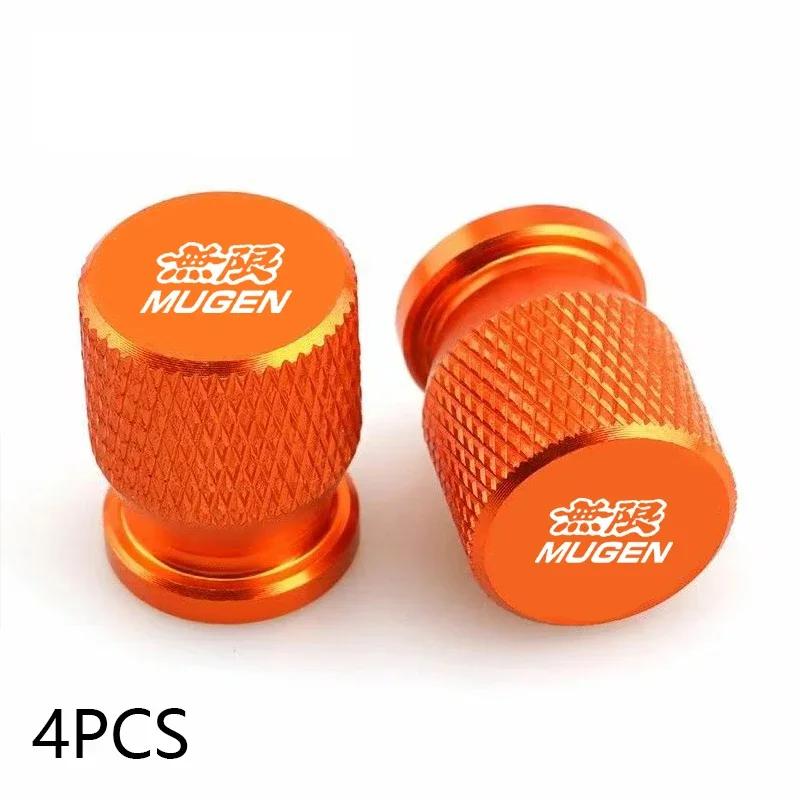 Car Wheel Tire Valve Caps Tyre Stem Covers Airdust Waterproof For Honda Mugen CB400 CB650F CBF CBR250RR CRF SH300 NC750