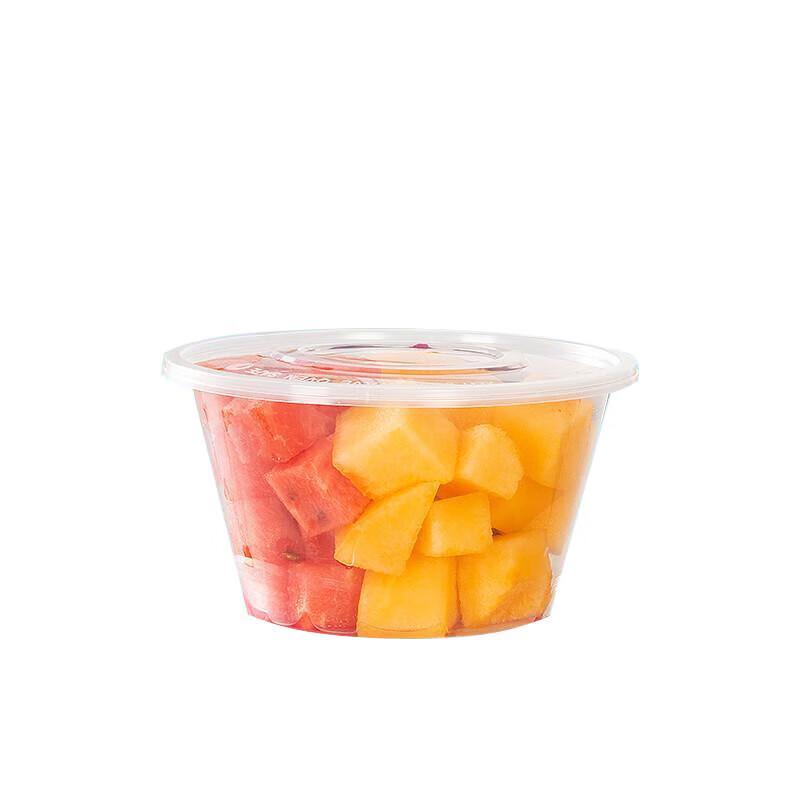 Wutian 1000ml Runde Einweg-Lebensmittelbehälter mit Deckeln (50er Packung)