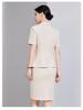 Elegant Women's Summer Suit: Professional Two-Piece Skirt Set for Salon Work