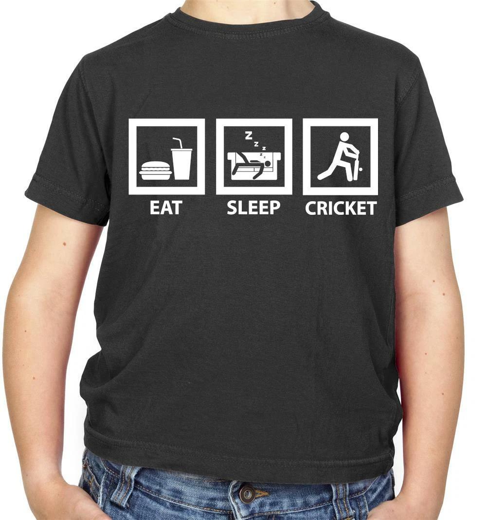 

Eat Sleep Cricket - Kids T-Shirt - Team - Player - Sport - Sports - Fan - Merch 140