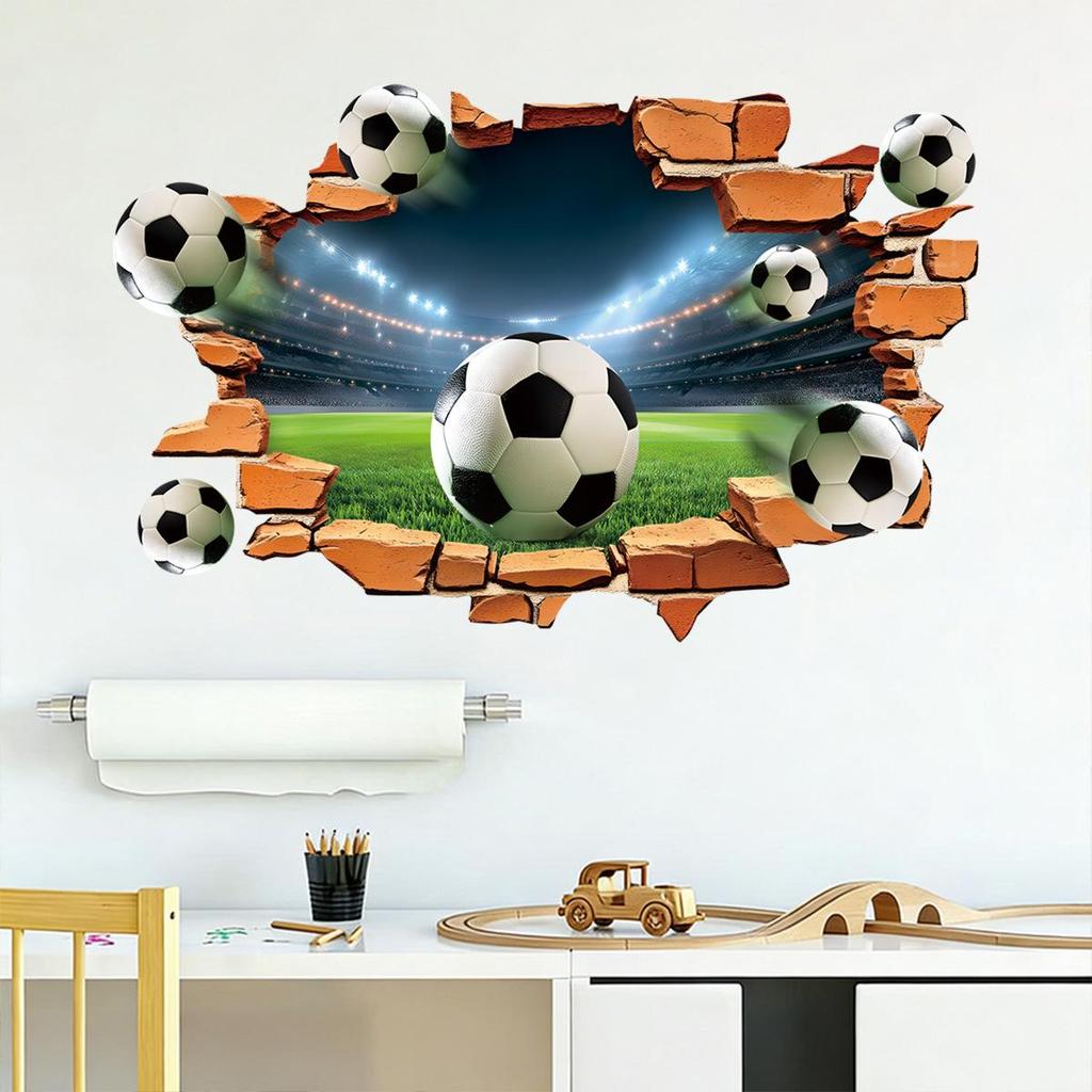 2026 Fußball-Weltmeisterschaft USA-Kanada-Mexiko Dekorative Wandaufkleber - Festival-Atmosphäre-Elemente mit Klebstoff