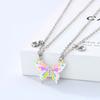 Korean Style Couple Clavicle Chain Women's Jewelry Magnetic Necklaces Butterfly Pendant Choker