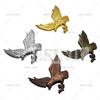 3D Flying Male Eagle Car Trunk Zinc Alloy Adhesive Badge Emblem Car Rear Body Tailgate Accessories Adhesive Styling Badge