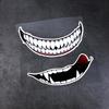 Evil Teeth and Tongue Motorcycle Helmet Fuel Tank Stickers Racing Body Window Funny Decoration Universal Vinyl Decals Universal
