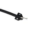 Stainless Steel Access Control Cable Anti-pinch Metal Head Wire Loop Armored Cable Exposed Mounting Secure Line Defender
