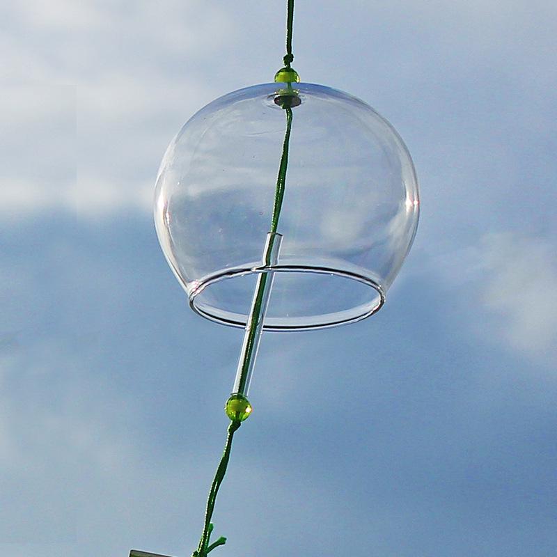 Hand-Painted Glass Wind Chimes for Student DIY Projects and Outdoor Decor