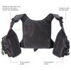 Breathable Fly Fishing Vest with Chest Pack, Lightweight Outdoor Fishing Gear with Storage Pockets, One Size Fits Most