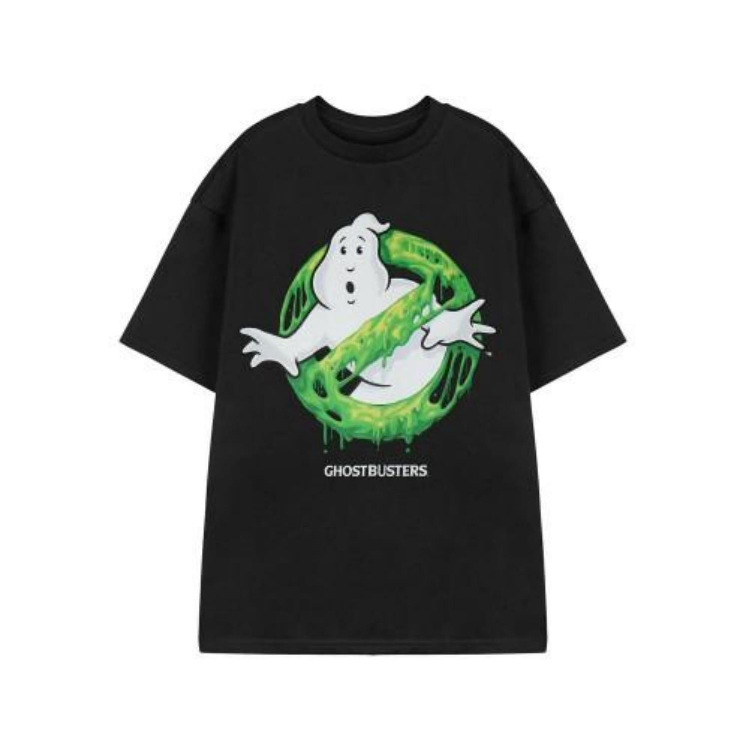 

Ghostbusters Unisex Adult Slime Logo Short-Sleeved T-Shirt S чёрный