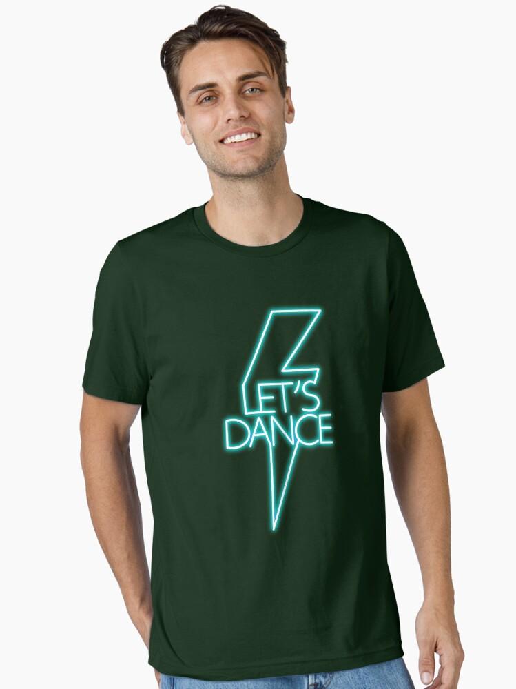 David Bowie Lets Dance Bolt Blue Essential T-Shirt