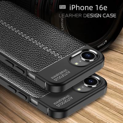 For iPhone 16e Case Cover iPhone 16e Capas Shockproof Armor Phone Back Bumper Soft TPU Leather For Fundas iPhone 16e iPhone16e
