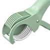 2Pcs Fruit Slicer Ergonomic Handle Multi-Blade Design Kitchen Cutter Fruits Vegetables Slicer