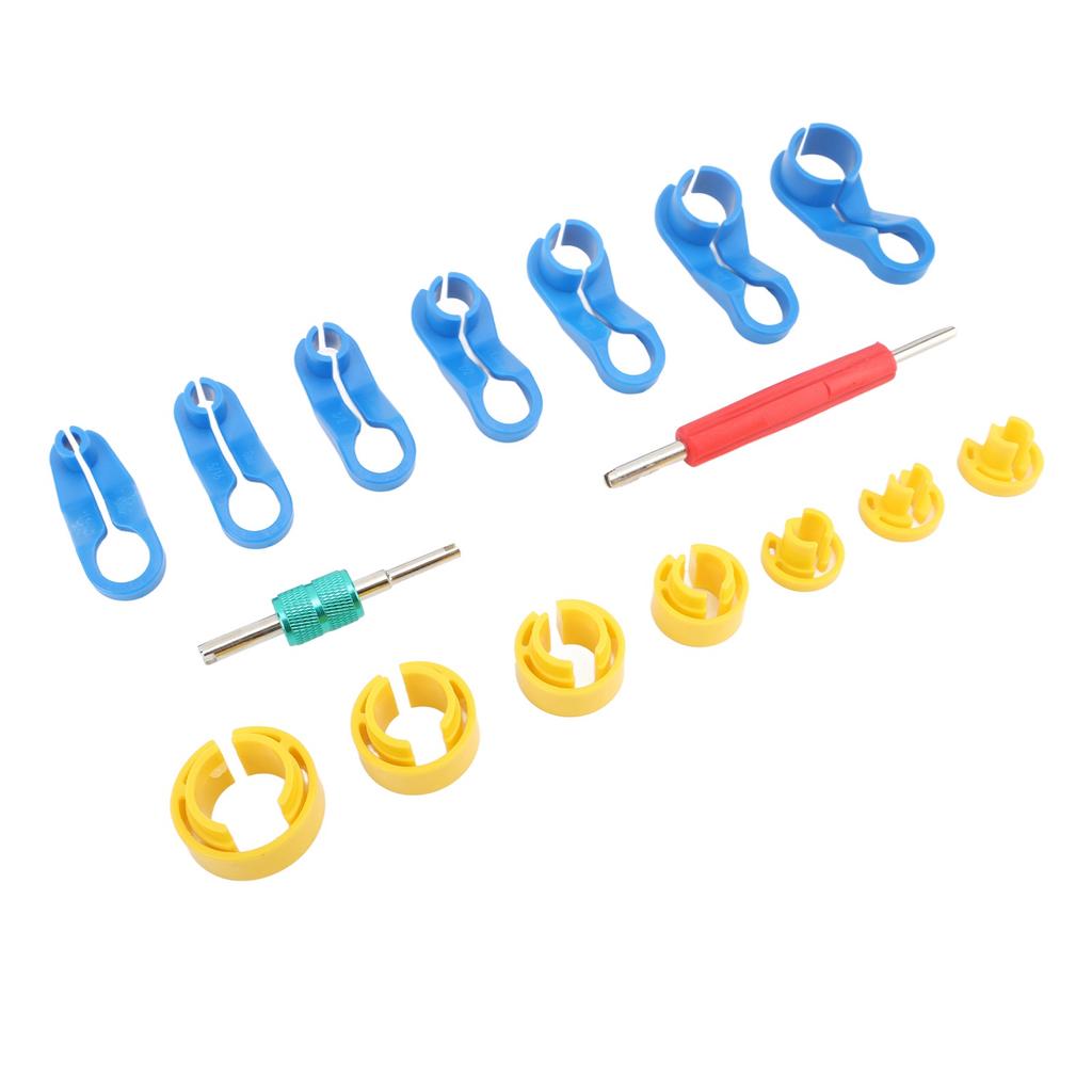 16PCS Car AC Fuel Line Disconnect Removal Tool Set with Storage Box Compact for Air Conditioning Pipes Heater Hose